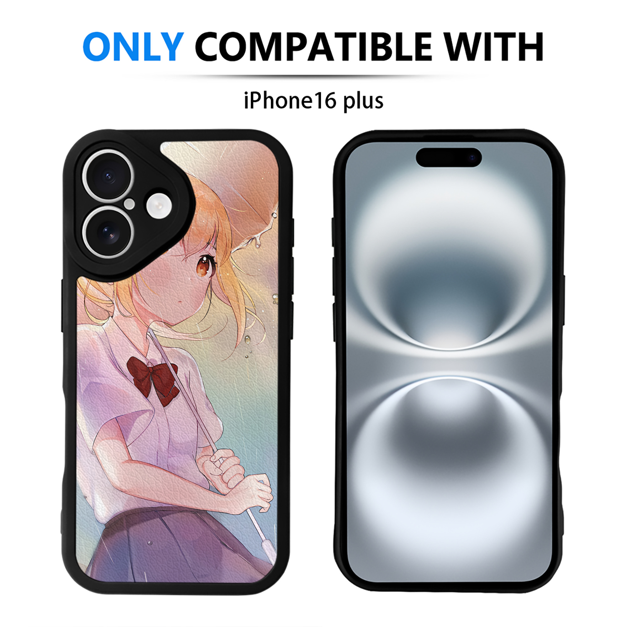 （画像用） ハイキュー!! Haikyu!! 【iPhone 16シリーズ対応】シリコンスマホケース（レザー調） 材質：シリコン